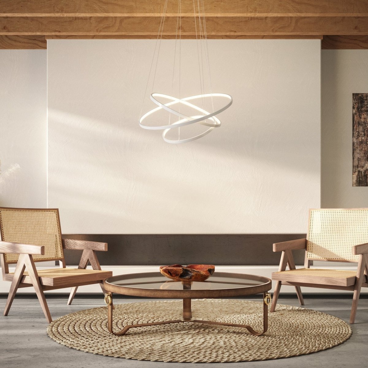 LED Hanglamp Ringen 70-55-40cm Dimbaar Aluminium Design | Restfield