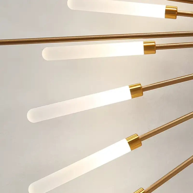 Plafondlamp Buizen Design Italiaans Aluminium Acryl LED G9 60W Woonkamer Hal Modern