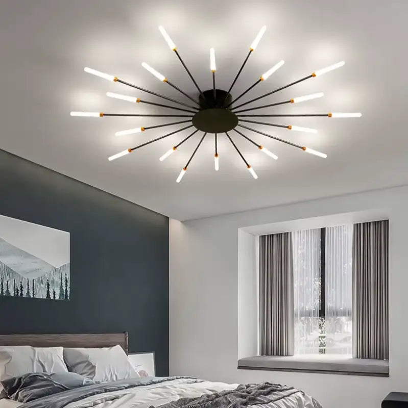 Plafondlamp Buizen Design Italiaans Aluminium Acryl LED G9 60W Woonkamer Hal Modern