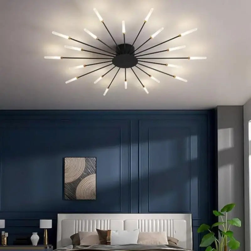 Plafondlamp Buizen Design Italiaans Aluminium Acryl LED G9 60W Woonkamer Hal Modern
