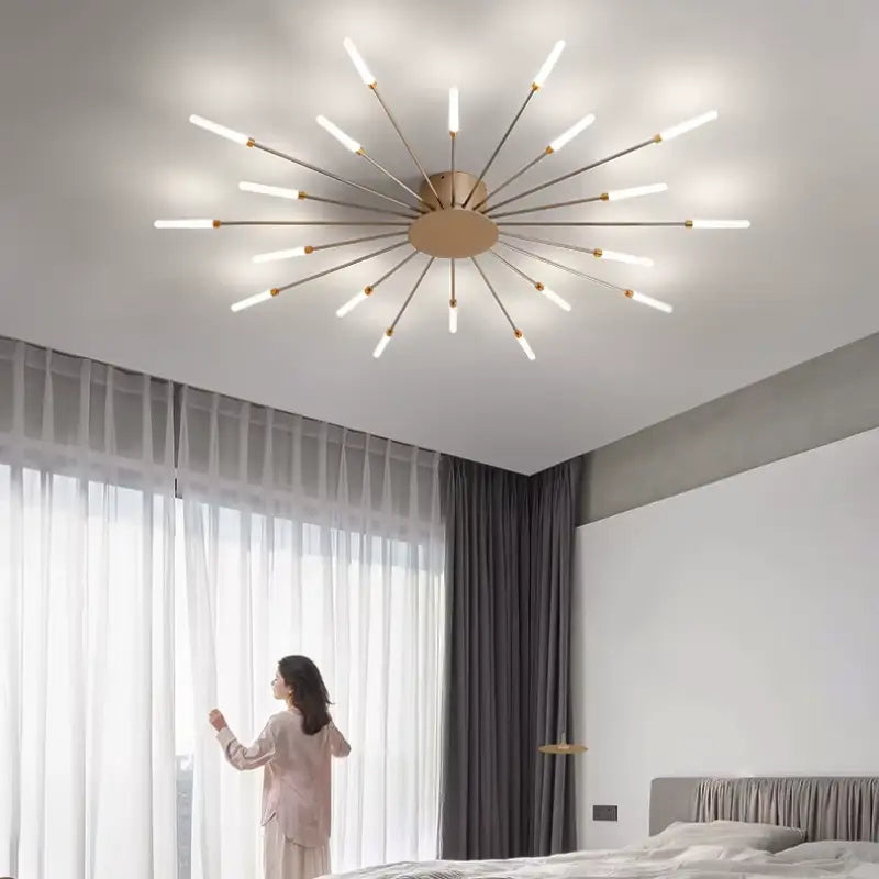 Plafondlamp Buizen Design Italiaans Aluminium Acryl LED G9 60W Woonkamer Hal Modern