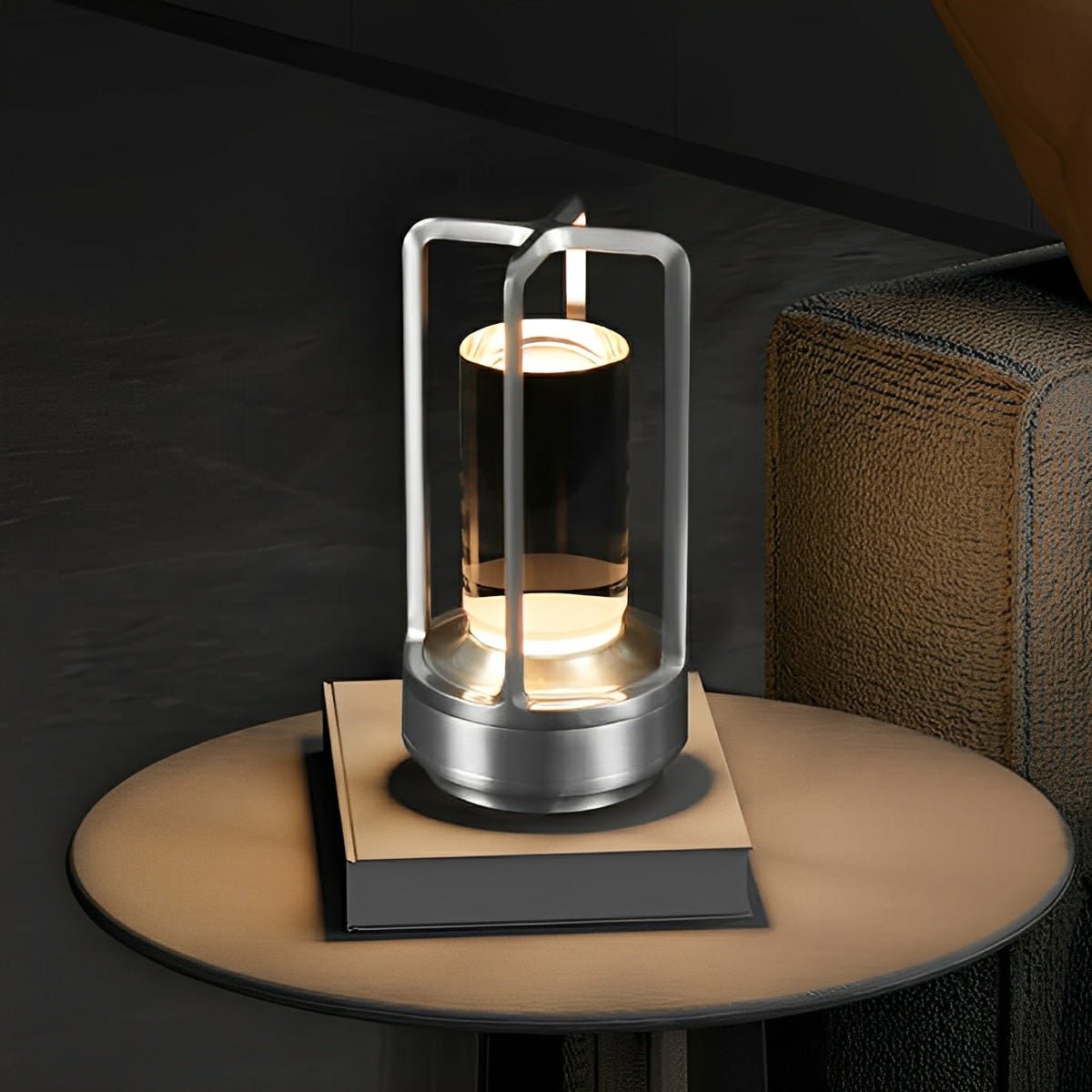 Draadloze Tafellamp Met Usb Oplaadbare Batterij Touch Dimming Led Lantaarn Modern Design Voor Slaapkamer En Woonkamer | Restfield