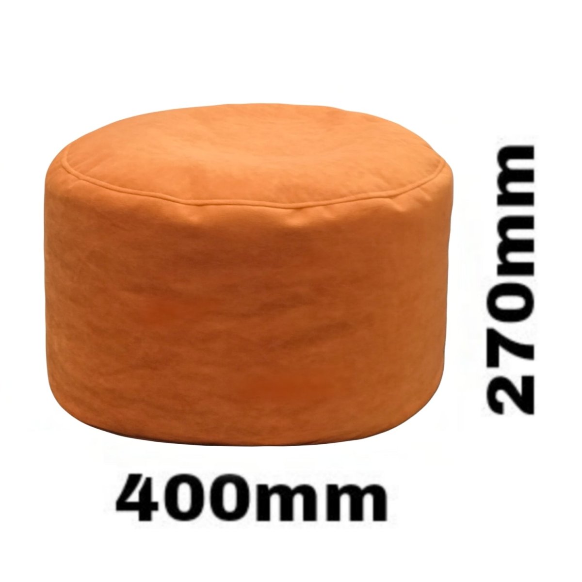 Wagrex - Zitzak Loveseat Zacht Fluwelen Stof