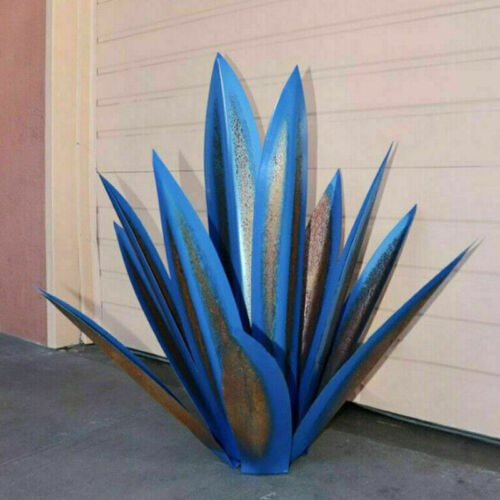 Metalen agave tuinbeeld van roestvrij staal voor tuin, terras en interieurdecoratie | Restfield