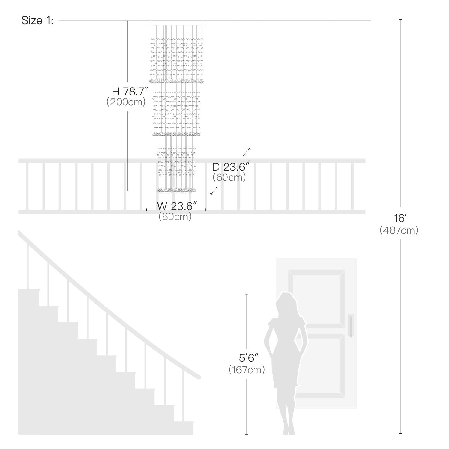 Kristallen Kroonluchter Vierkant Trap Woonkamer Regendruppel Chroom GU10 Modern Luxe | Restfield