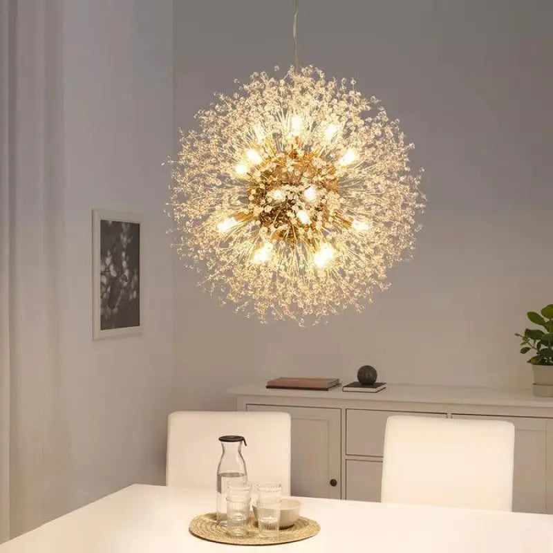 Hanglamp Paardenbloem Design Aluminium Acryl LED G9 35W Goud Zilver Woonkamer Slaapkamer | Restfield