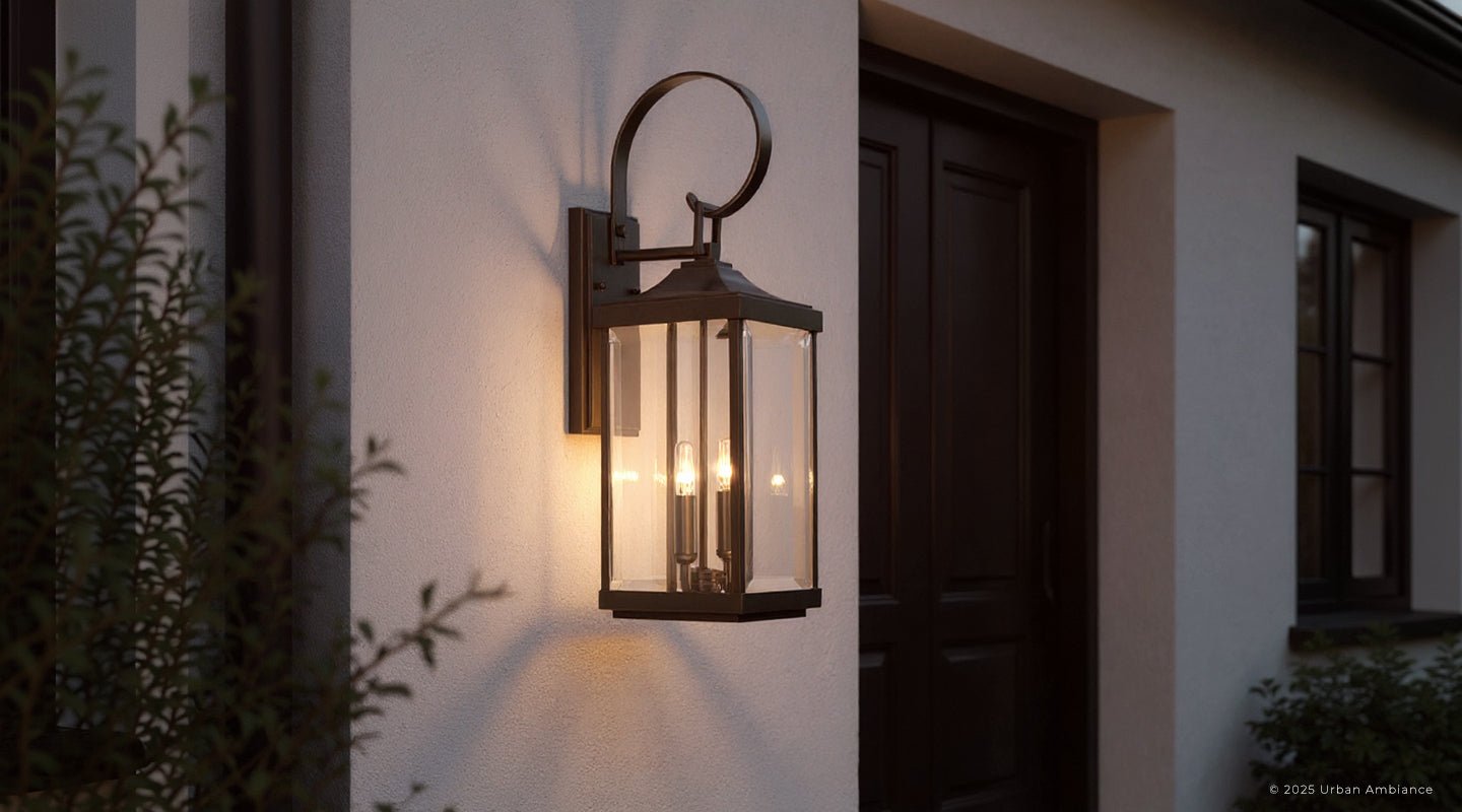 Buitenlamp Wandlamp Klassiek Lantaarn Olde Bronze Aluminium 55cm | Restfield