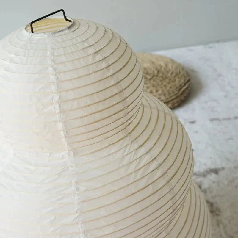 Wabi Sabi Vloerlamp van Rispapier – Kunstnerische Design Lamp met Verstelbaar Statief | Restfield