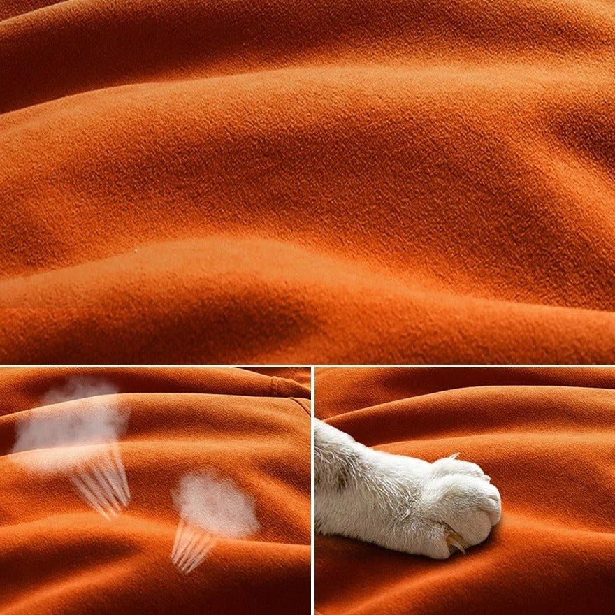 Wagrex - Zitzak Loveseat Zacht Fluwelen Stof