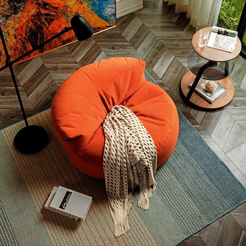 Wagrex - Zitzak Loveseat Zacht Fluwelen Stof