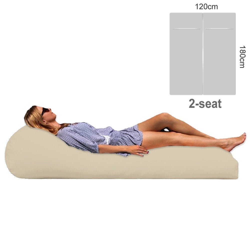 Outdoor Zitzak Waterdicht Oxford PVC Tuin Strand Zwembad 2-Persoons Ligzak