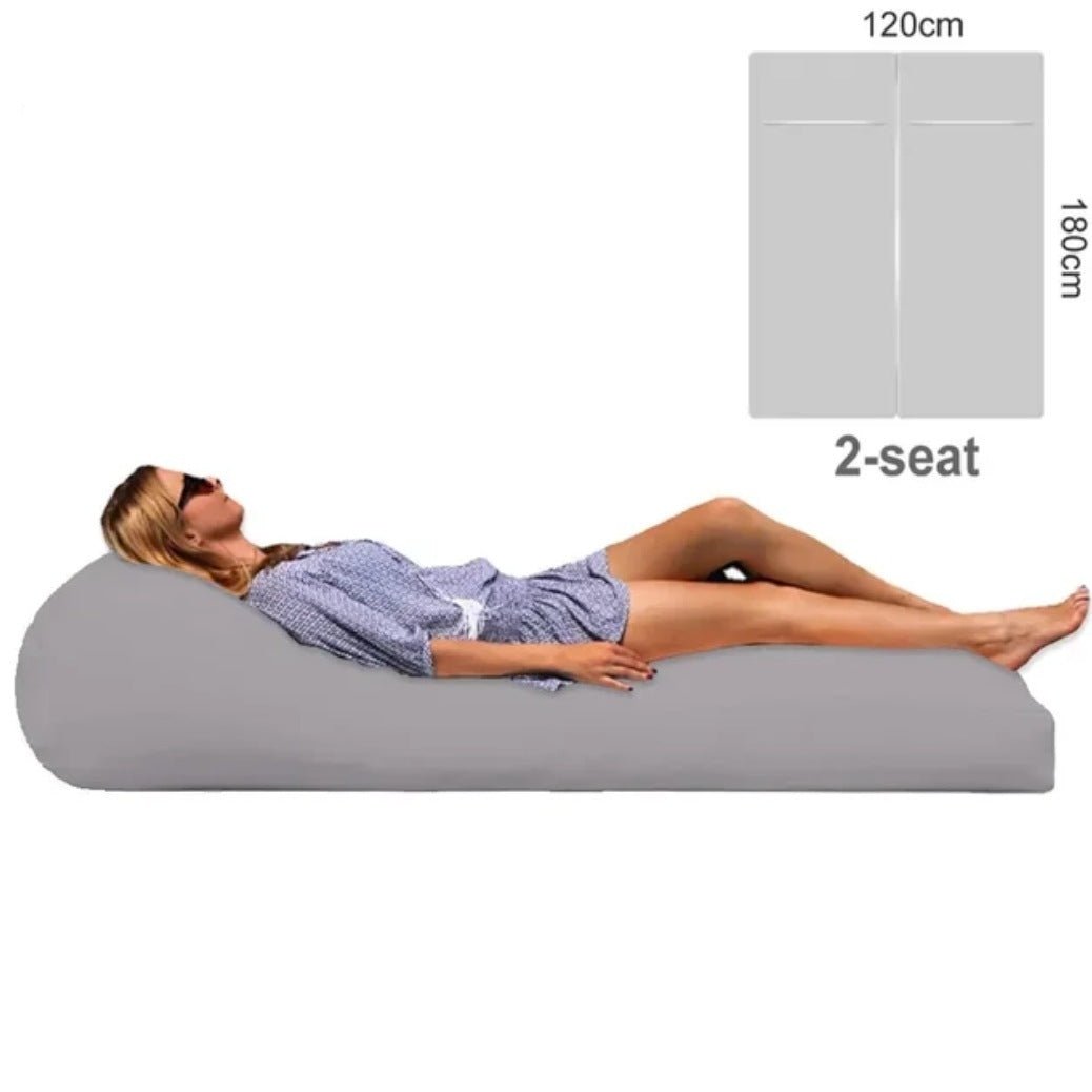 Outdoor Zitzak Waterdicht Oxford PVC Tuin Strand Zwembad 2-Persoons Ligzak