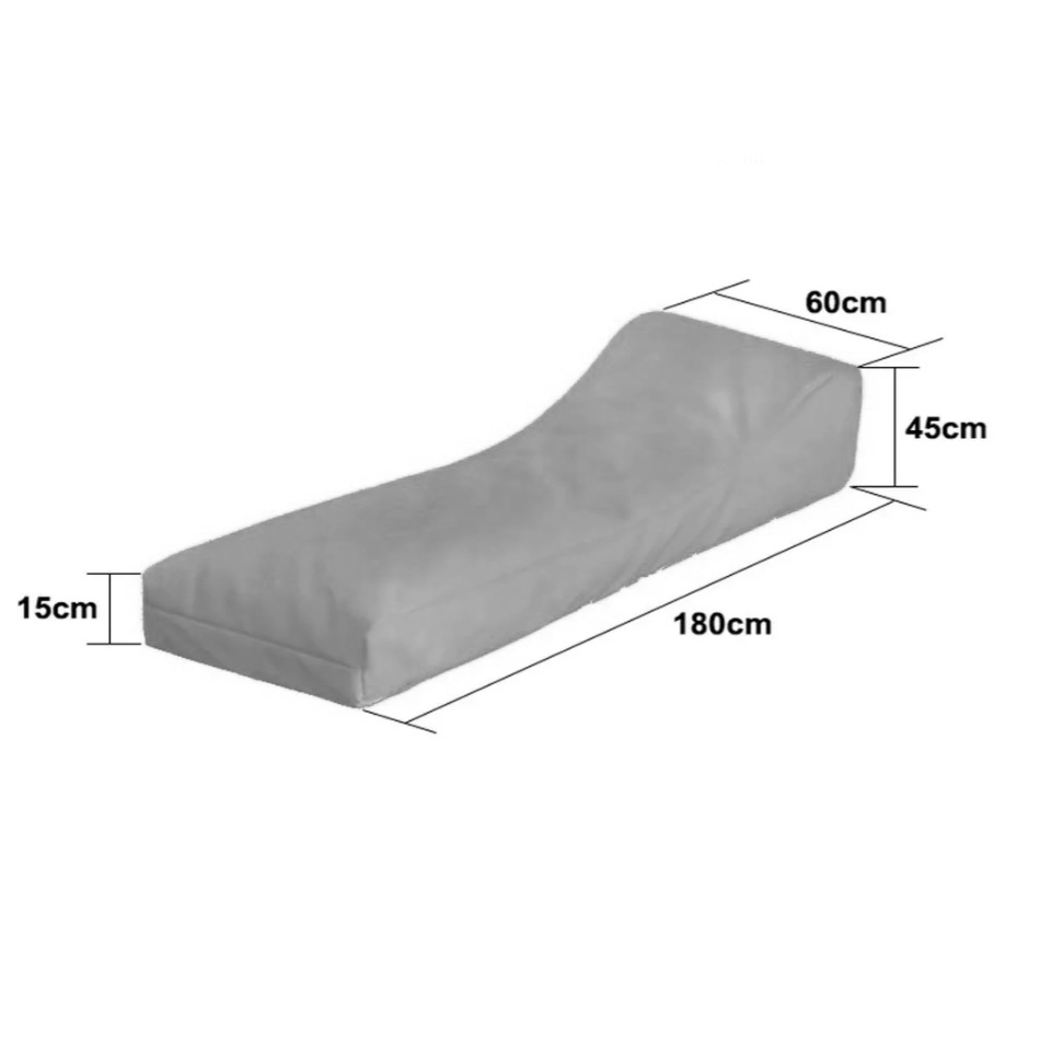 Outdoor Zitzak Waterdicht Oxford PVC Tuin Strand Zwembad 2-Persoons Ligzak