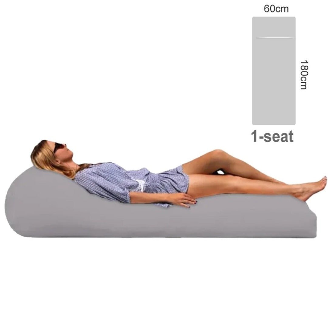 Outdoor Zitzak Waterdicht Oxford PVC Tuin Strand Zwembad 2-Persoons Ligzak