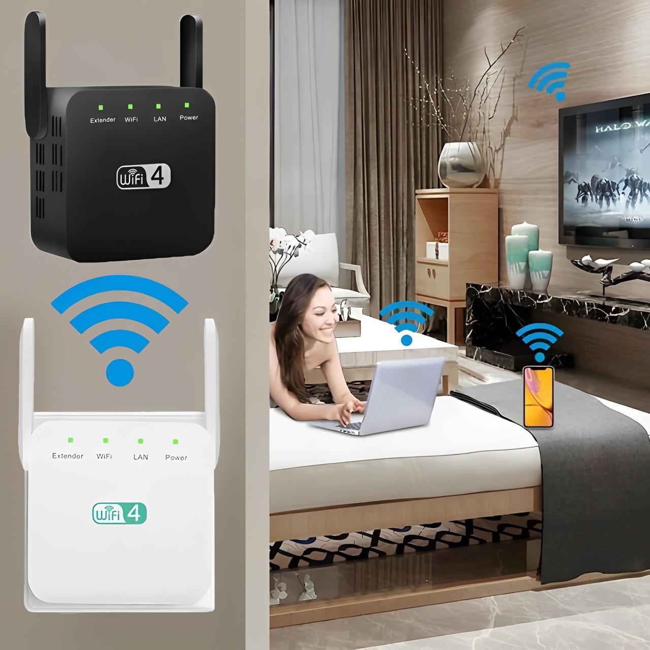 Wifi Versterker 300Mbps 2.4GHz Met Ethernet Poort Repeater Access Point | Restfield